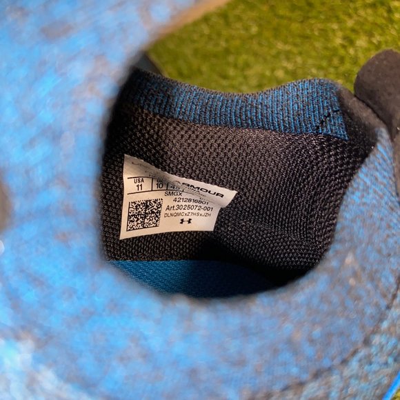 Under Armour Charged Curry Spikeless Golf Shoes Blue 3025072-001 Mens NEW main image 10